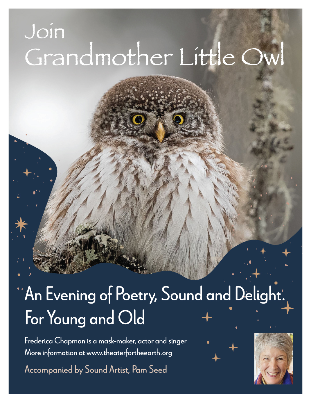 Grandmother Little Owl Poster